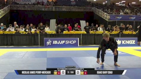 Nicolas James Perry-Mercado vs Isaac Gary Coad 2026 Pan Kids Jiu-Jitsu IBJJF Championship
