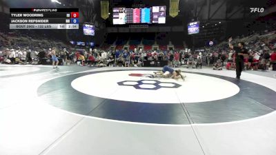 132 lbs Cons. Rd Of 32 - Tyler Woodring, SD vs Jackson Refsnider, MN