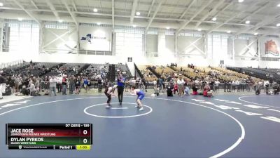 130 lbs Quarterfinal - Dylan Pyrkos, Olean Wrestling vs Jace Rose, Johnstown PeeWee Wrestling