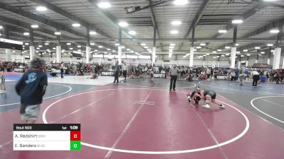 98 lbs Round Of 16 - Aayden Redshirt, Grindhouse WC vs Elliott Sanders, BlackCat WC