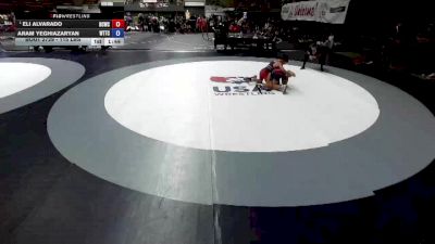 115 lbs Cons. Semis - Eli Alvarado, Daniel Cormier Wrestling Club vs Aram Yeghiazaryan, World Team Training Center
