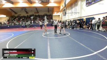 106 lbs Round 1 - Avery Navarro, Arizona Lutheran HS vs Chris Caldera, Winslow