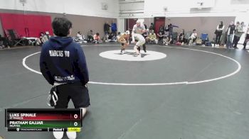 113 lbs Cons. Round 4 - Pratham Gajjar, Milpitas vs Luke Spinale, St Francis