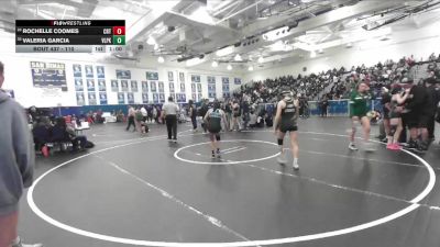 110 lbs Cons. Round 3 - Valeria Garcia, Villa Park vs Rochelle Coomes, Cerritos