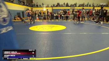 120 lbs 1st Place Match - Jeremy Welch, Kansas City Training Center vs Storm Rieck, Kansas