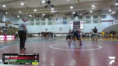 157 lbs Quarterfinal - Alex Winant, Washington & Lee vs Perry Roller, Ferrum