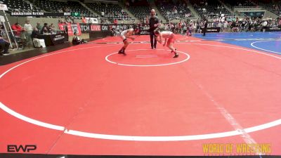 108 lbs Consi Of 8 #2 - Rylen Wax, Beastmode vs Sebastian Kiyan, MANTANONA-TC