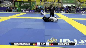 Nicole Reis Pereira vs Maria Eduarda Da S. Bueno 2025 Brasileiro Jiu-Jitsu IBJJF