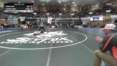 138 lbs Quarterfinal - Evan Falk, Effingham-Atchison Co Community Hs vs Shane Todd, St. Francis Hs