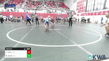 58 lbs Rr Rnd 2 - Kolton Tyler, Choctaw Ironman Youth Wrestling vs McKynna Scott, Noble Takedown Club