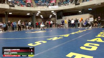 150 lbs Champ. Round 2 - Jovonis Lundford, Unattached vs Brody Cabrera, Bloomington