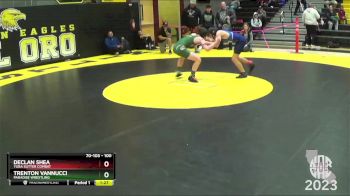 100 lbs 5th Place Match - Trenton Vannucci, Paradise Wrestling vs Declan Shea, Yuba Sutter Combat