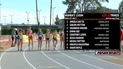 Women's 1500m, Heat 3