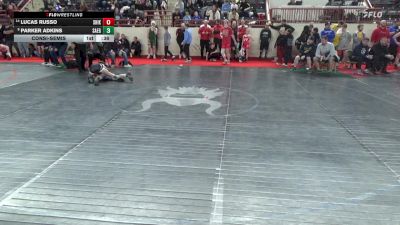 100_B lbs Consolation - Lucas Russo, Shikellamy vs Parker Adkins, Saegertown