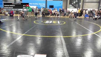 105 lbs Semifinal - Tristan Wright, Mt Holly Springs vs Gavin Shuck, Mars