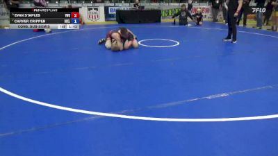 132 lbs Cons. Sub-semis - Evan Staples, Viking Wrestling Club vs Carver Crippen, DC Elite