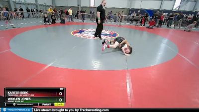 71 lbs 5th Place Match - Karter Berg, Team Real Life Wrestling vs Waylen Jones, Priest River WC