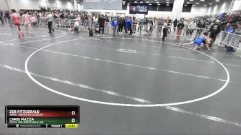 138 lbs Cons. Round 2 - Zeb Fitzgerald, Sebolt Wrestling Academy vs Chris Mazza, South Side Wrestling Club