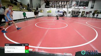 80 lbs Final - Benjamin Armstrong, Collinsville Cardinal Youth Wrestling vs Noah Back, R.A.W.