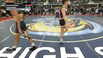 113 lbs Quarterfinal - Bradley Ament, Xavier vs Michaelray Abeyta, Deering