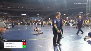 75 lbs 3rd Place - Chase Philburn, Frazier vs Aedan McCaffery, BC W.C.