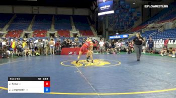 126 lbs Rnd Of 64 - John Sosa, Michigan vs Jarett Jorgensen, Utah