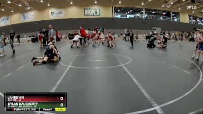 96 lbs Round 2 (6 Team) - James Hin, Cali Red vs Dylan Daugherty, CP Wrestling Academy