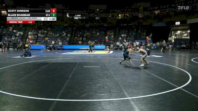 133 lbs Round Of 16 - Scott Johnson, Clarion vs Blake Boarman, Chattanooga