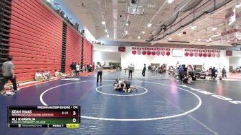 174 lbs Cons. Round 5 - Ali Khawaja, Nassau Community College vs Sean Haas, Rensselaer Polytechnic Institute