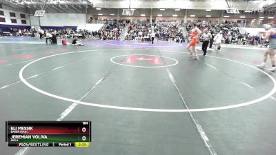 184 lbs Champ. Round 1 - Jeremiah Voliva, Avila vs Eli Messik, Baker (Kan.)