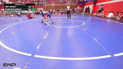 92 lbs Rr Rnd 2 - Trey Howell, Bixby JH Boys vs Ryder Richardson, Sand Springs JH (SS)