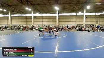 75+ Round 1 - Blake Hofland, Lions Youth Wrestling vs Theo Chinea, Hawk Wrestling Club