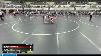 125 lbs Semifinal - Roen Carey, Sarbacker Wrestling Academy vs Rowdy Neighbor, DC Elite