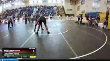 220 lbs Round 3 - Jonathan Fraga, Southwest Miami vs Parker Poloskey, Olympic Heights