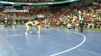 2A-132 lbs Cons. Round 3 - Lane Travis, Creston vs Wyatt Johnson, Cherokee, Washington