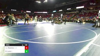 132 lbs Round Of 16 - Leo Maestas, Clovis West vs Bryce Luna, St. Francis