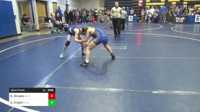 87.8-94.2 lbs Semifinal - Hailey Struble, Bald Eagle Area vs Ayla Knight, Clarksburg