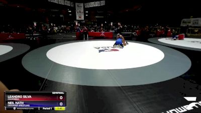 187 lbs Semifinal - Leandro Silva, California vs Neil Nath, Crusader Wrestling