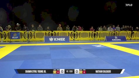 Nathan Salgado vs Shawn Cyril Young Jr. 2025 Pan IBJJF Jiu-Jitsu No-Gi Championship