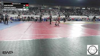 108 lbs Consi Of 32 #1 - Juan Palomo, Yukon vs Stryker Church, Berryhill High School