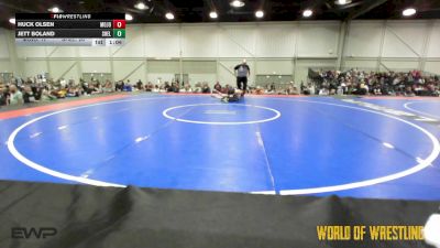 61 lbs Rr Rnd 4 - Huck Olsen, MOJO 9U vs Jett Boland, Shelton Wrestling Academy 9U