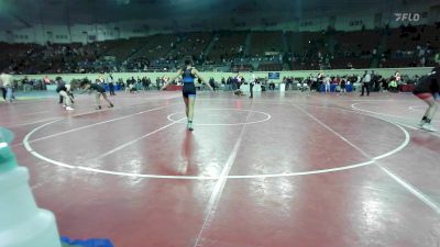 130 lbs Round Of 16 - Oree Oebel, Enid Junior High vs Parker Martinez, Team Tulsa Wrestling Club