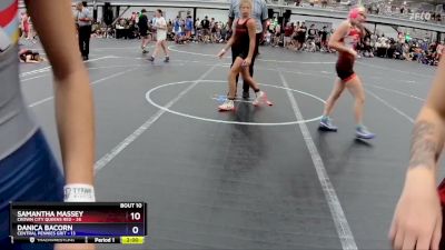 107 lbs Round 3 (8 Team) - Yarelis Riveria, Central Pennies Grit vs Dallas Bohling, Crown City Queens Red