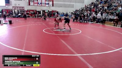 215 lbs Cons. Round 5 - Parker Bothun, Dawson-Boyd - Lac Qui Parle - Montevideo United vs Ben Schultz, Maple Grove