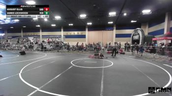 77 lbs Quarterfinal - August Ellis, Sanderson Wr Ac vs James Lockwood, Patriot