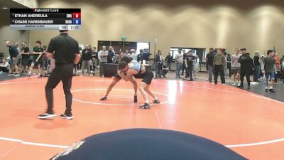 120 lbs Quarters - Ethan Andreula, Savage Wrestling Academy vs Chase Karenbauer, Bad Karma