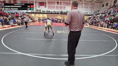 215 lbs Finals (8 Team) - Emelio Messina, Delaware Military Academy vs Shane Montgomery, Saint Mark`s