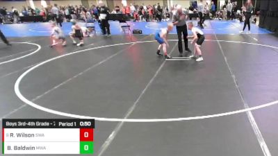 Boys 3rd-4th Grade - 71 Cons. Round 4 - Ryker Wilson, Sebolt Wrestling Academy vs Braiden Baldwin, Moen Wrestling Academy