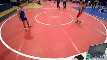 61 lbs Consi Of 4 - Trenton Hall, Claremore Wrestling Club vs Dylan Smith, Glenpool Youth Wrestling