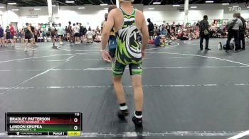 113 lbs Round 4 (6 Team) - Bradley Patterson, Flickr Boyz Batarangs vs Landon Krupka, Grease Monkey`s